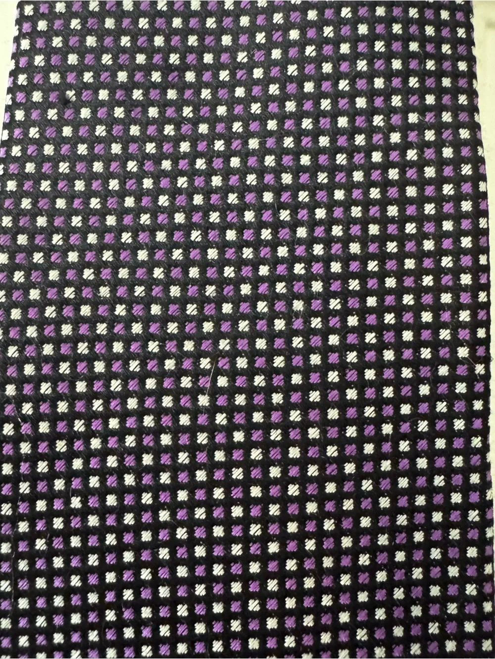 Banana Republic Purple Micro-Grid Men's Tie